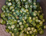வெண்டைக்காய் மிளகு பொரியல்(vendakkai poriyal recipe in tamil) ரெசிபி ஸ்டேப் 2 புகைப்படம்
