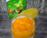 Foto langkah ke 5 dari resep Matcha Latte Topping Cream Double Mango.