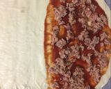 Foto del paso 2 de la receta Calzone relleno de atún, anchoas y mozzarella