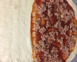 Foto del paso 2 de la receta: Calzone relleno de atún, anchoas y mozzarella