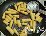 A picture of step 2 of Honey Chilli Baby Corn.