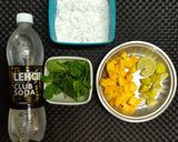 A picture of step 1 of Mango Mojito.