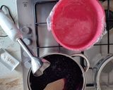 Áfonyás karamelltorta"félpucéran" gluténmentesen recept fázis 4 fotója