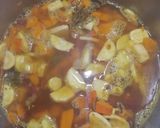Une image de l'étape 5 de Soupe de panais / potimarron / Radis meat.