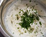 Une image de l'étape 2 de °Mousse de chèvre, ciboulette et asperges°.