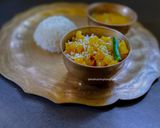 A picture of step 6 of Lauki Sabzi.