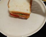 A picture of step 4 of Vegetable cheese sandwich for kids.