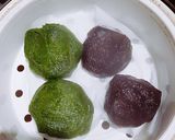 Hình bước làm 2 của món Bánh gạo 2 vị cacao và matcha