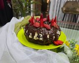 عکس مرحله 1 از دستور کیک شکلات و بادام 🎂 (Chocolate & Almond Cake) با گاناش نوتلا
