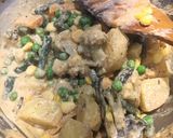 A picture of step 6 of Navratan Korma (no onion no garlic).