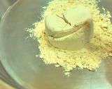 A picture of step 6 of Saag or makki ki roti.