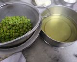 A picture of step 2 of Tiranga Sabzi-Green Chana Paneer Sabzi(Kathiawadi style).