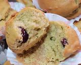 A picture of step 5 of Avocado and Blueberry Muffins Cooked in an Air Fryer.