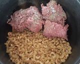 Foto del paso 1 de la receta: Sopa de codito con carne molida