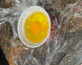 Foto del paso 8 de la receta: Setas de cultivo a ajillo con jamón y salsa con huevo poché