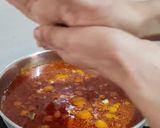 A picture of step 7 of Kathiyavadi Dhokli nu Shak (no onion-garlic).