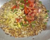 A picture of step 2 of Vegetable Roll.