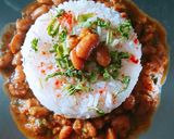 A picture of step 6 of Rajma-chawal.