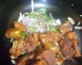 A picture of step 2 of Fish chilli.