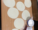 A picture of step 7 of Soft layered Chapati.