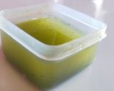 Foto langkah ke 6 dari resep PASTA PANDAN (ENDAPAN PANDAN).