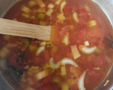 Foto del paso 5 de la receta: Caldo de filete de pescado al chile ancho