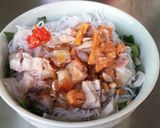 Hình bước làm 2 của món Bún mắm thịt quay