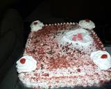 Redvelvet cake with heavy cream frosting#authors marathon recipe step 16 photo