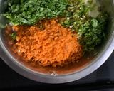 A picture of step 1 of Veg manchow soup.