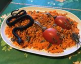 Une image de l'étape 8 de Souris de tomates sur champ de carottes (anchois,câpres, algues et melfor).
