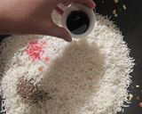 A picture of step 5 of Chinese rice.