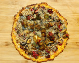 Foto del paso 7 de la receta: Pizza vegana con masa de boniato y zanahoria🥕