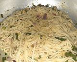 A picture of step 5 of Chicken Pasta.