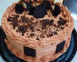 A picture of step 6 of Chocolate 🍫 loaded cake.