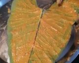 A picture of step 4 of      Palak patra.