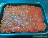 Foto del passaggio 6 della ricetta Lasagne di pane carasau con ragù di pollo e crescenza di capra