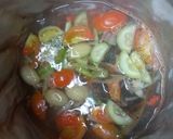 Foto langkah ke 3 dari resep Bening Asem Selada Air Cakalang Asap.