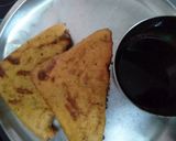 A picture of step 5 of Bread Pakoda.