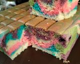 Foto langkah ke 5 dari resep Unicorn ogura cake.