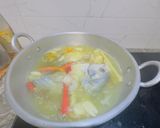 Gambar langkah 3 resipi Singgang Ikan Bawal Emas.