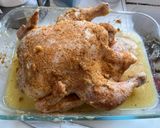 A picture of step 3 of Garlic Herb Butter Roast Chicken.