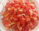 A picture of step 1 of Potato with spring onion.