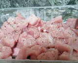 Foto del paso 1 de la receta: Lomo de cerdo con salsa de champiñones y queso