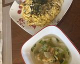 Hình bước làm 3 của món Canh bầu nấu tôm khô