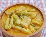 Foto langkah ke 6 dari resep Gulai Nangka Muda, Ceker & kacang panjang.