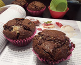 Foto del paso 7 de la receta: Muffins triple chocolate
