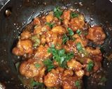 A picture of step 8 of Chilli garlic cauliflower.
