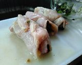 Foto langkah ke 4 dari resep Chicken Roll with spinach and apple.