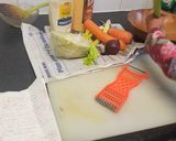 A picture of step 1 of Crunchy coleslaw.