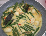 Foto langkah ke 3 dari resep Gulai kacang panjang telur puyuh.